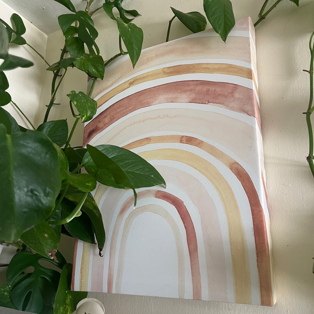 Rainbow Canvas Art - Picture 2 of 3
